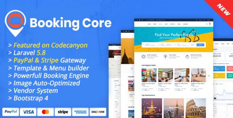 Booking Core – Ultimate Booking System  3.5.1 Nulled + Extended License Free Download