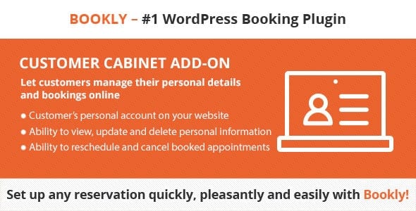 Bookly Customer Cabinet WordPress Plugin - Nulled + Extended License