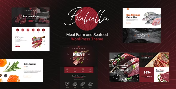 Bubulla – Meat Farm & Seafood Store WordPress Theme 1.0.7
 Nulled + Extended License Free Download