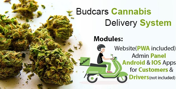Budcars- Cannabis  Weed Delivery System Nulled + Extended License Free Download