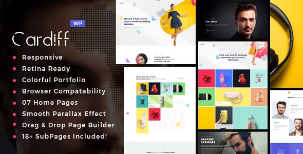 Cardiff – Multipurpose Portfolio WordPress Theme 1.8
 Nulled + Extended License Free Download
