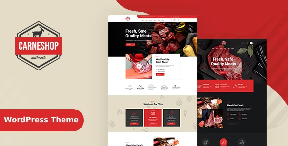 CarneShop – Butcher & Meat Shop WordPress Theme + RTL 2.2
 Nulled + Extended License Free Download