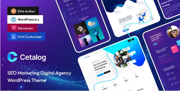 Cetalog – Marketing & SEO Agency WordPress Theme 1.0.4
 Nulled + Extended License Free Download