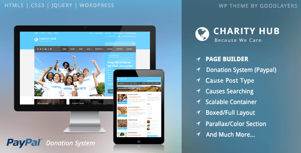 Charity Hub 1.3.3 – Charity Nonprofit Fundraising WP
 Nulled + Extended License Free Download