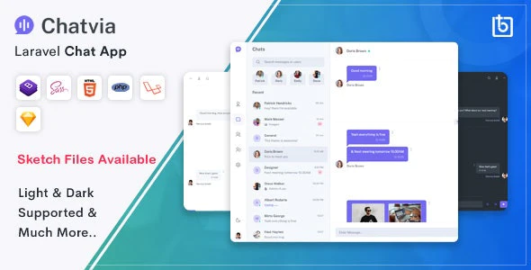 Chatvia – Laravel Pusher Chat App Nulled + Extended License Free Download