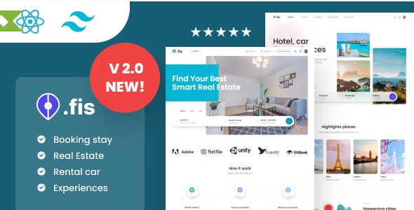 Chisfis – Online Booking React Template WordPress Theme 2.1.1
 Nulled + Extended License Free Download