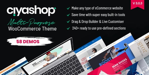 CiyaShop WooCommerce Theme 4.15.0 – Responsive Multi-Purpose WordPress Theme
 Nulled + Extended License Free Download