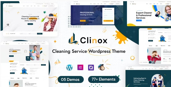 Clinox – Cleaning Services WordPress Theme 1.0.4
 Nulled + Extended License Free Download