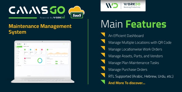 CMMSGo SaaS – Maintenance Management System Nulled + Extended License Free Download