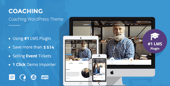 Coaching WP 3.3.2 – Speaker and Life Coach WordPress Theme
 Nulled + Extended License Free Download