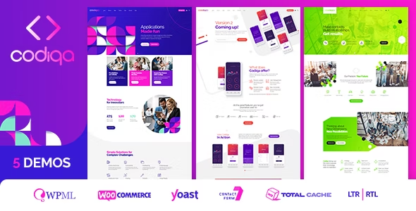 Codiqa – Software, App & Digital WordPress Theme 1.1.6
 Nulled + Extended License Free Download