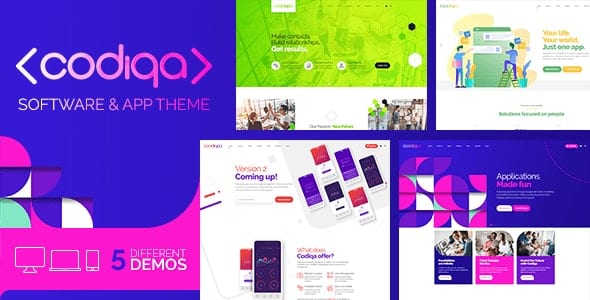 Codiqa Wordpress Theme - Nulled + Extended License