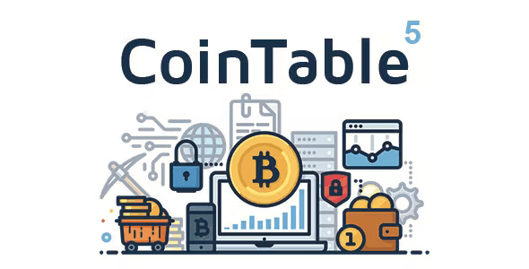 Coin Table – Cryptocurrencies, Exchanges & Mining CMS Nulled + Extended License Free Download