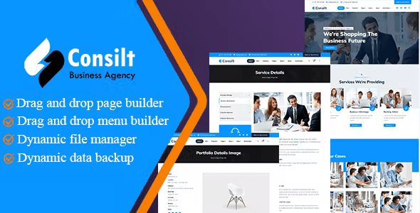 Consilt – Multi Purpose Business and Consulting Website CMS 1.4 Nulled + Extended License Free Download