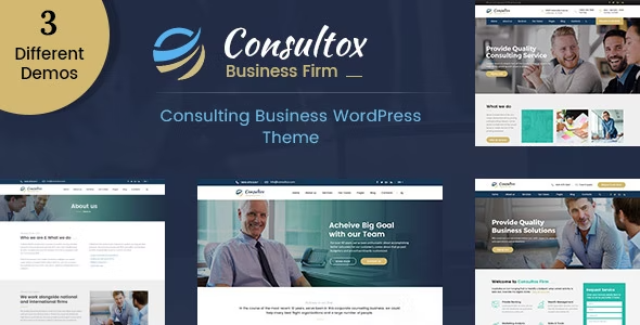 Consultox – Consulting Business WordPress Theme 2.4
 Nulled + Extended License Free Download