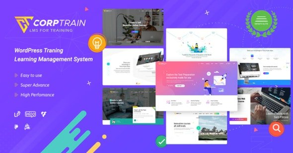 CorpTrain – Corporate Training WordPress Theme 3.3.9
 Nulled + Extended License Free Download