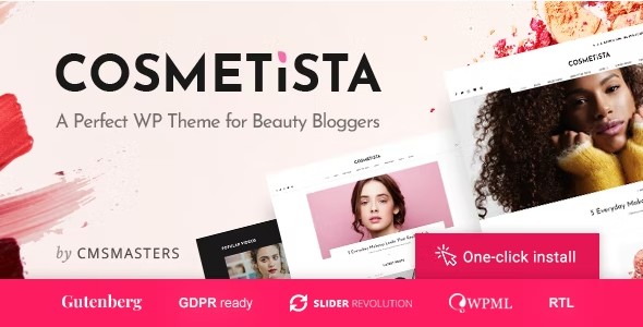 Cosmetista – Beauty & Makeup WordPress Theme 1.0.7
 Nulled + Extended License Free Download