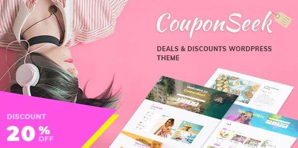 CouponSeek Deals & Discounts WordPress Theme 1.2
 Nulled + Extended License Free Download