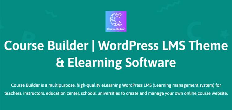Course Builder WP LMS Theme 3.3.3
 Nulled + Extended License Free Download