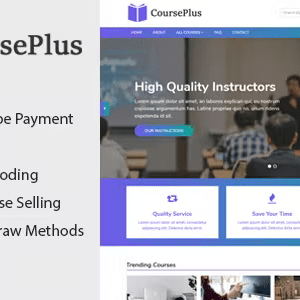 CoursePlus – Online Learning Management System (LMS) 2.0 Nulled + Extended License Free Download