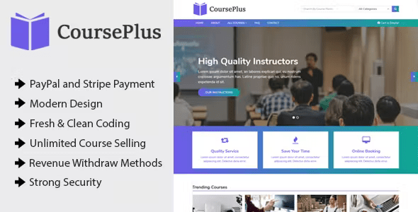 CoursePlus – Online Learning Management System (LMS) 2.0 Nulled + Extended License Free Download