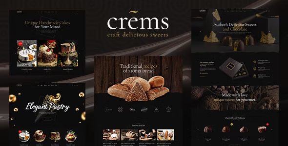 Crems – Bakery, Chocolate Sweets & Pastry WordPress Theme 1.1.0
 Nulled + Extended License Free Download