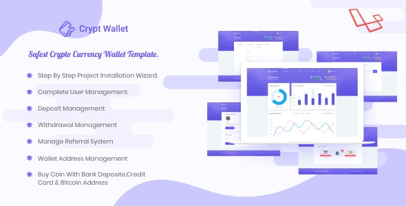 CryptWallet – Crypto Currency Web Wallet Pro Nulled + Extended License Free Download
