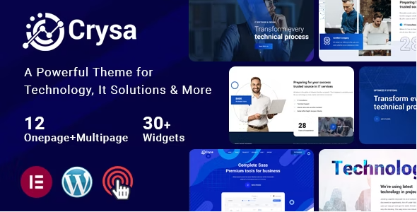 Crysa – IT Solutions WordPress Theme 1.0.3
 Nulled + Extended License Free Download