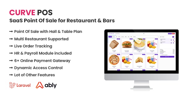 Curve POS – SaaS Point Of Sale System for Restaurants  Bars Nulled + Extended License Free Download