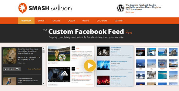 Custom Facebook Feed Pro WordPress Plugin - Nulled + Extended License