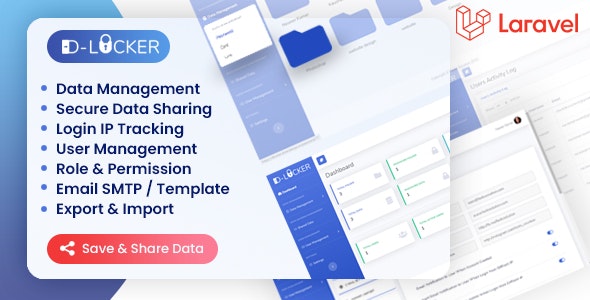 D Locker – Password, Card and Link Manager Nulled + Extended License Free Download