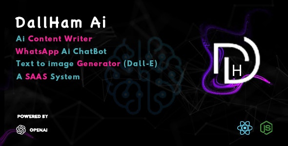 DallHam Ai – Ai WhatsApp Chatbot, AI Content Creator, Image Generator SAAS System Nulled + Extended License Free Download