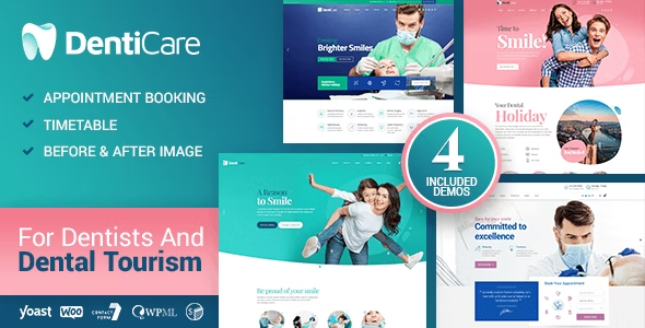DentiCare – Medical, Dentist & Dental Clinic WordPress Theme 1.3.1
 Nulled + Extended License Free Download