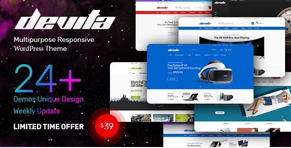 Devita – Multipurpose Theme For WooCommerce Theme 1.7.1
 Nulled + Extended License Free Download