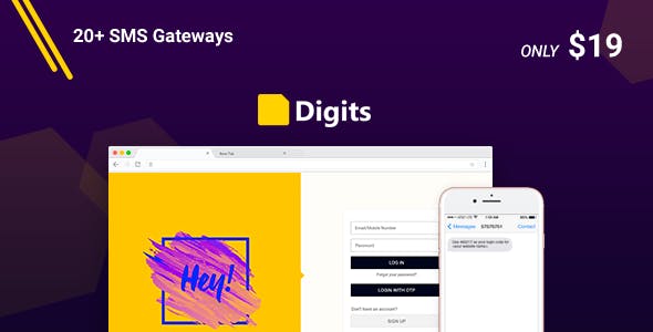 Additional SMS Gateways for Digits and WPNotif WordPress Plugin - Nulled + Extended License