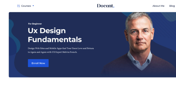 Docent Pro WordPress LMS Theme 1.2.1 – For Single Instructor Theme
 Nulled + Extended License Free Download