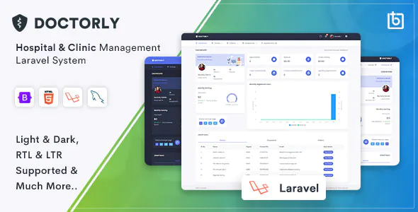 Doctorly – Hospital  Clinic Management Laravel System Nulled + Extended License Free Download