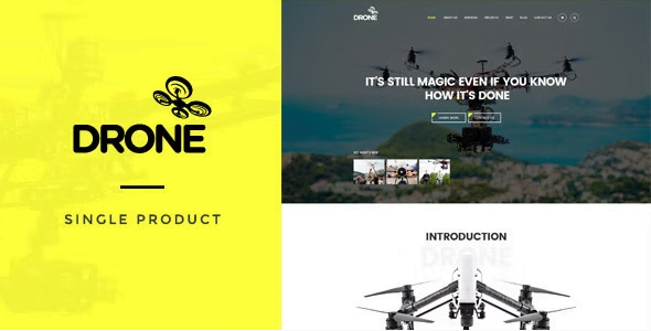 Drone WordPress Theme 1.126 – Single Product
 Nulled + Extended License Free Download