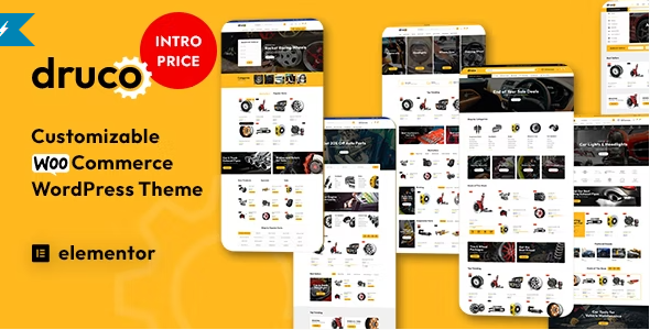 Druco – Elementor WooCommerce WordPress Theme 1.2.0
 Nulled + Extended License Free Download
