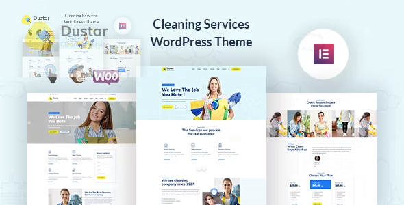 Dustar WordPress Theme 1.0.1 – Cleaning Services
 Nulled + Extended License Free Download