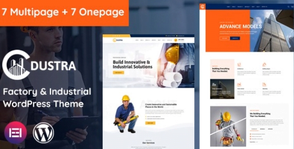 Dustra WordPress Theme 1.5.7 – Factory Industrial & Construction Theme
 Nulled + Extended License Free Download
