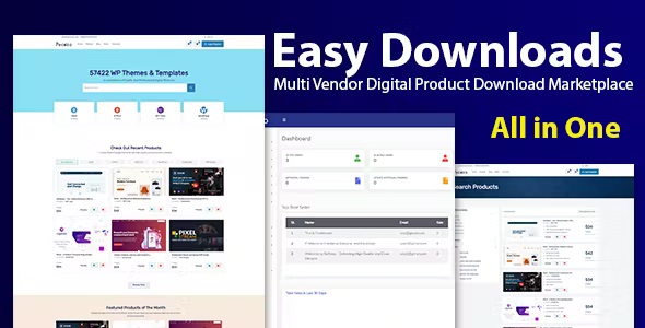 Easy Downloads – Multi Vendor Digital Product Download Marketplace 1.2 Nulled + Extended License Free Download