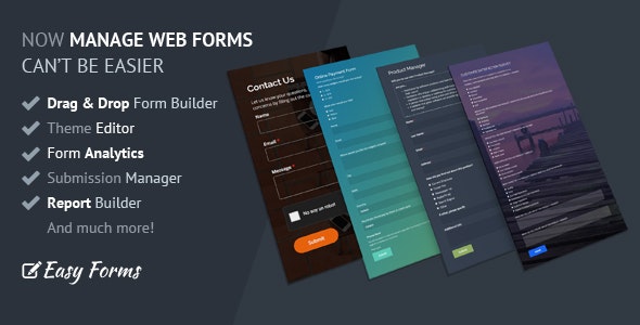 Easy Forms: Advanced Form Builder and Manager 2.0.2 Nulled + Extended License Free Download
