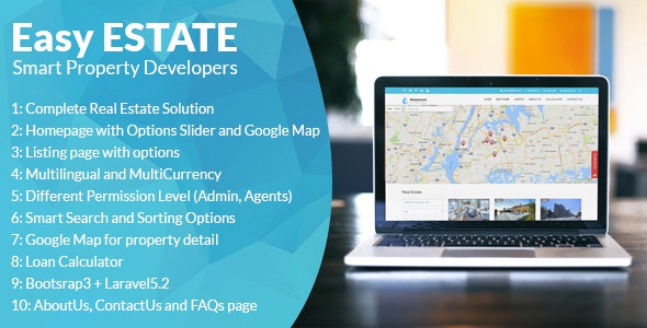 EasyEstate – Real Estate Portal Nulled + Extended License Free Download
