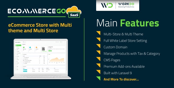eCommerceGo SaaS – eCommerce Store with Multi theme and Multi Store 3.3 Nulled + Extended License Free Download