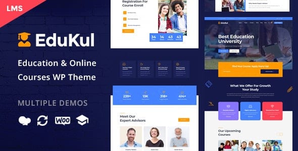 Edukul Wordpress Theme - Nulled + Extended License
