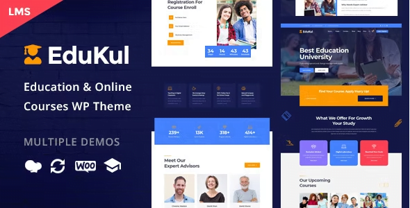 Edukul WordPress Theme 1.16 – Online Courses
 Nulled + Extended License Free Download