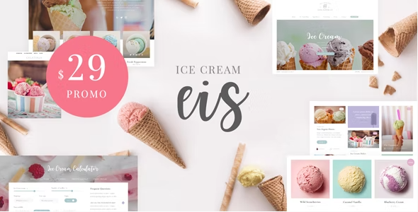 Eis – Ice Cream Shop WordPress Theme 1.1
 Nulled + Extended License Free Download