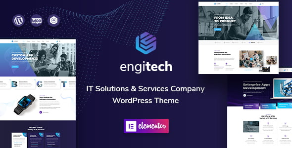 Engitech WordPress Theme 1.6.2.1 – IT Solutions & Services
 Nulled + Extended License Free Download