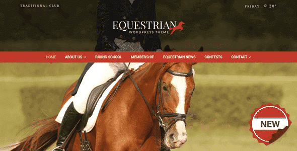 Equestrian 4.4.2 – Horses & Stables WordPress Theme
 Nulled + Extended License Free Download